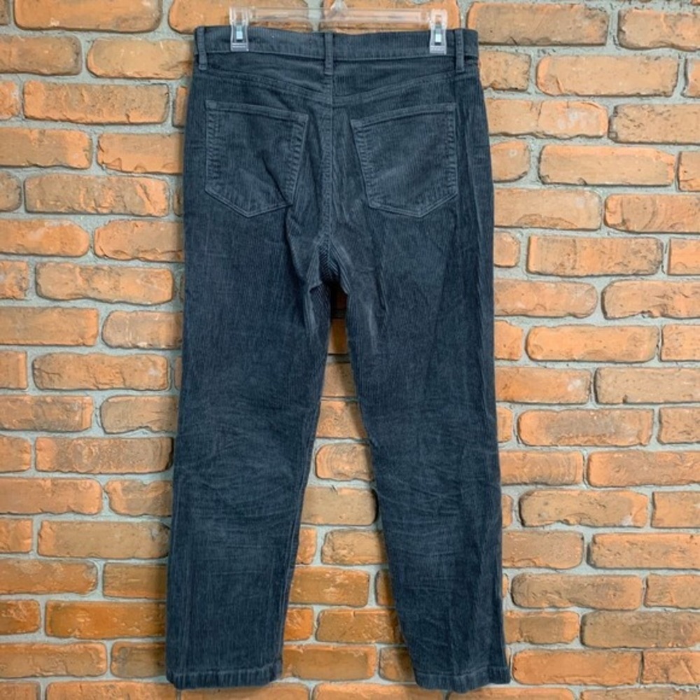 LOFT Corduroy Pants Straight Leg‎ Casual Everyday Comfort Gray Womens Size 28/6 - Picture 2 of 6